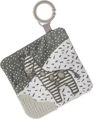 Mary Meyer Afrique Crinkle Teether Toy, Giraffe, 6 x 6" Mary Meyer Afrique Crinkle Teether Toy, Giraffe, 6 x 6"