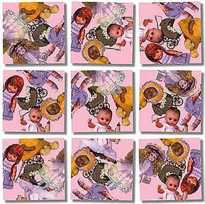 B. Dazzle, Inc. Scramble Squares - Dolls - Puzzle (9 piece) B. Dazzle, Inc. Scramble Squares - Dolls - Puzzle (9 piece)