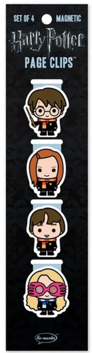 Re-marks Harry Potter Chibi Students Magnetic Page Clips Re-marks Harry Potter Chibi Students Magnetic Page Clips