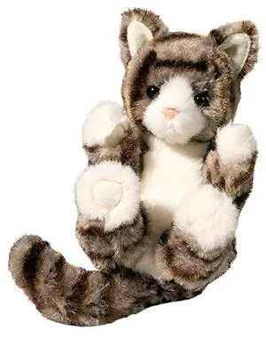 Gray Striped Kitten Lil Handful 6 inch - Stuffed Animal by Douglas Cuddle 4435 Gray Striped Kitten Lil Handful 6 inch - Stuffed Animal by Douglas Cuddle 4435