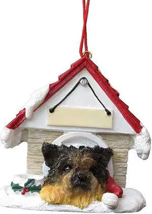 E&S Pets 35355-107 Yorkie Doghouse Ornament E&S Pets 35355-107 Yorkie Doghouse Ornament