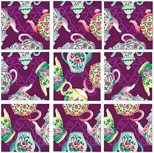 B Dazzle Teapots Scramble Squares 9 Piece Puzzle B Dazzle Teapots Scramble Squares 9 Piece Puzzle