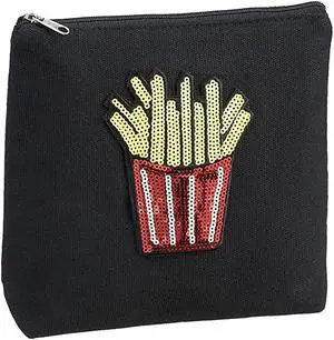 Ganz KABOOM! Patches - Black Cosmetic Bag, French Fries Ganz KABOOM! Patches - Black Cosmetic Bag, French Fries