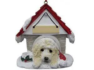 Labradoodle Doghouse Ornament Hand Painted and Easily Personalized Labradoodle Doghouse Ornament Hand Painted and Easily Personalized