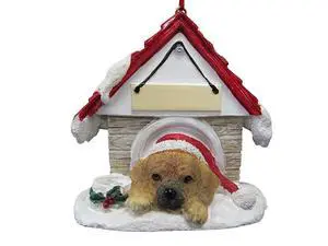 E&S Pets 35355-122 Puggle Doghouse Ornament E&S Pets 35355-122 Puggle Doghouse Ornament