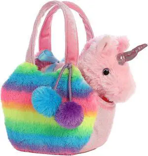 Aurora® - Small Multi-Color Fancy Pals - 7" Rainbow Unicorn - Fashionable Stuffed Animal Aurora® - Small Multi-Color Fancy Pals - 7" Rainbow Unicorn - Fashionable Stuffed Animal
