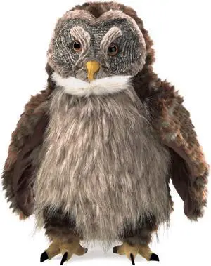 Folkmanis Hooting Owl Hand Puppet, 16" Folkmanis Hooting Owl Hand Puppet, 16"