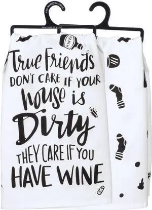 Primitives by Kathy 33209 LOL Made You Smile Dish Towel, 28" x 28", True Friends Primitives by Kathy 33209 LOL Made You Smile Dish Towel, 28" x 28", True Friends