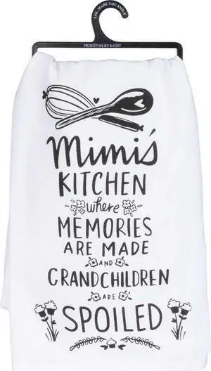 Primitives by Kathy 36916 LOL Made You Smile Dish Towel 28-Inches Square Mimi's Kitchen Primitives by Kathy 36916 LOL Made You Smile Dish Towel 28-Inches Square Mimi's Kitchen