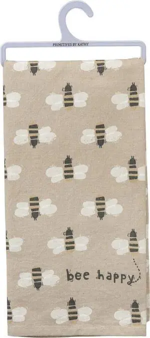 Primitives by Kathy Bee Happy Dish Towel Primitives by Kathy Bee Happy Dish Towel