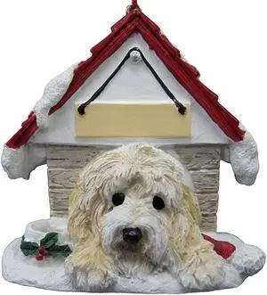 E&S Pets 35355-125 Goldendoodle Doghouse Ornament E&S Pets 35355-125 Goldendoodle Doghouse Ornament