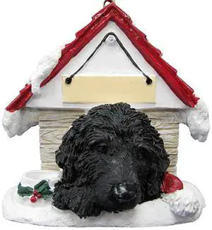 Newfoundland Doghouse Ornament Hand Painted and Easily Personalized Newfoundland Doghouse Ornament Hand Painted and Easily Personalized
