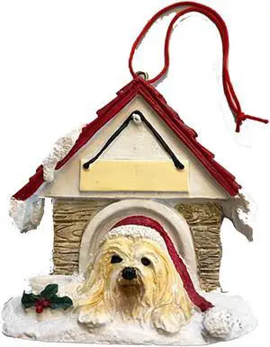 E&S Pets 35355-23 Lhasa Apso Doghouse Ornament E&S Pets 35355-23 Lhasa Apso Doghouse Ornament