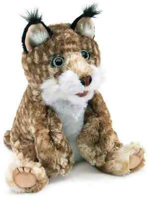 Folkmanis Bobcat Kitten Hand Puppet, 10" Folkmanis Bobcat Kitten Hand Puppet, 10"