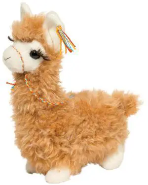 Douglas Toys Lil' Wooly Llama Cuddle Toy Stuffed Animal, Small, 6" Douglas Toys Lil' Wooly Llama Cuddle Toy Stuffed Animal, Small, 6"
