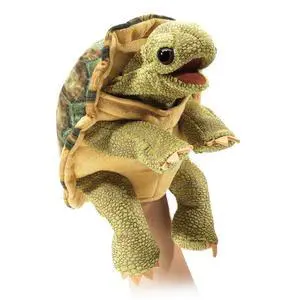 Folkmanis Standing Tortoise Puppet, 12" Folkmanis Standing Tortoise Puppet, 12"