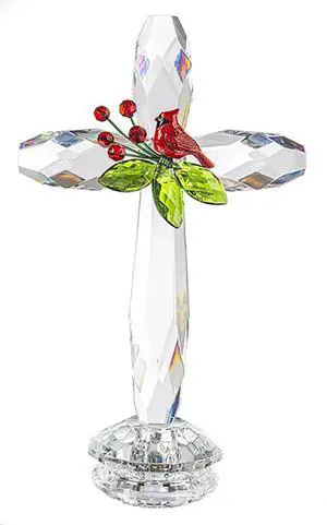 Ganz Cardinal Standing Cross Acrylic 7.5 Inches Ganz Cardinal Standing Cross Acrylic 7.5 Inches