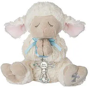 Ganz Serenity Lamb With Cross Christening or Baptism Gift (Blue (Boy)) Ganz Serenity Lamb With Cross Christening or Baptism Gift (Blue (Boy))