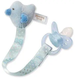 Gund Baby Grow In Grace Blue Duck Pacifier Clip Gund Baby Grow In Grace Blue Duck Pacifier Clip