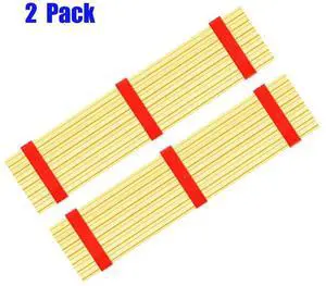 2Pcs Aluminum Heatsink Passive Cooling Heat Sinks Dissipation Radiators with Thermal Pads for M.2 NGFF SSD 2260 2280 72x22x3mm