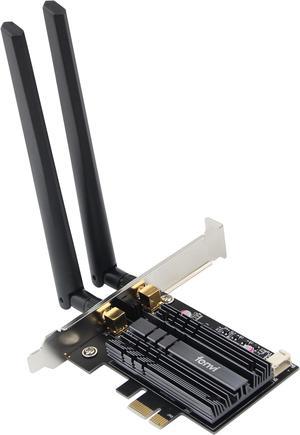 fenvi FV-AX3000 WiFi 6 PCIe WiFi Card, Up to 2400Mbps, Bluetooth 5.0, 802.11AX Dual Band Wireless Adapter For AX200 Chipset with MU-MIMO, OFDMA, Ultra-Low Latency, Supports Windows 10 (64bit)