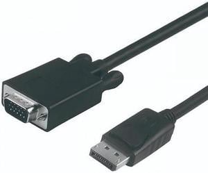 VisionTek 901216 DisplayPort to VGA 6ft.(2 Meter) Cable (M/M)