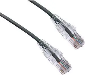 Axiom C6ABFSB-G100-AX Bendnflex - Patch Cable - Rj-45 (M) To Rj-45 (M) - 100 Ft - Foiled Unshielded Twisted Pair (F/Utp) - Cat 6A - Snagless, Stranded - Gray
