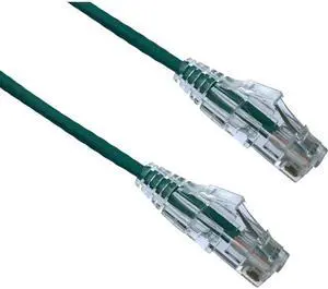 Axiom C6ABFSB-N25-AX Bendnflex - Patch Cable - Rj-45 (M) To Rj-45 (M) - 25 Ft - Foiled Unshielded Twisted Pair (F/Utp) - Cat 6A - Snagless, Stranded - Green