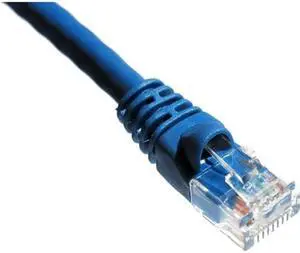 Axiom C6AMBSFTPB5-AX Patch Cable - Rj-45 (M) To Rj-45 (M) - 5 Ft - Sftp - Cat 6A - Ieee 802.3An - Molded, Snagless, Stranded - Blue
