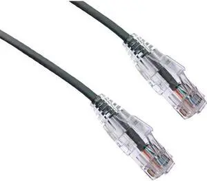 Axiom C6ABFSB-G6-AX Bendnflex - Patch Cable - Rj-45 (M) To Rj-45 (M) - 6 Ft - Foiled Unshielded Twisted Pair (F/Utp) - Cat 6A - Snagless, Stranded - Gray