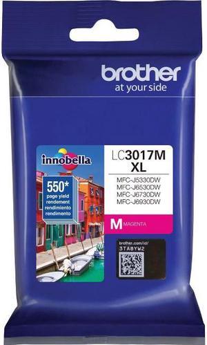 Brother LC3017 Magenta Ink Cartridge, High Yield. LC3017MS