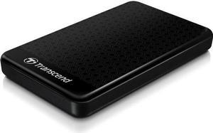Transcend StoreJet 25A3 2 TB Portable Hard Drive - 2.5" External - SATA - Black