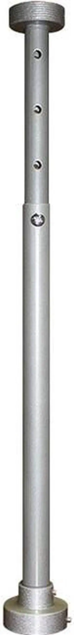 Amer Mounts AMREADJ1626S | Adjustable Silver Projector Mount Extension Arm | Supports AMRP100