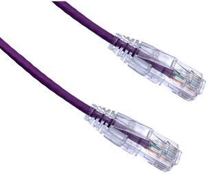 Axiom C6BFSB-P5-AX 5Ft Cat6 Bendnflex Ultra-Thin Snagless Patch Cable 550Mhz (Purple)
