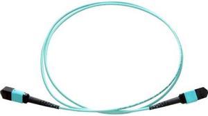 Axiom MPOFFOM312M-AX Ax - Network Cable - Mtp/Mpo Multi-Mode (F) To Mtp/Mpo Multi-Mode (F) - 39 Ft - Fiber Optic - 50 / 125 Micron - Om3 - Riser - Aqua