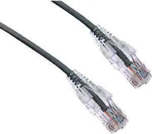 Axiom C6ABFSB-G1-AX Bendnflex - Patch Cable - Rj-45 (M) To Rj-45 (M) - 1 Ft - Foiled Unshielded Twisted Pair (F/Utp) - Cat 6A - Snagless, Stranded - Gray