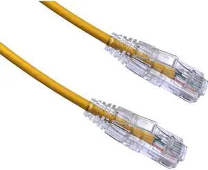 Axiom C6ABFSB-Y100-AX Bendnflex - Patch Cable - Rj-45 (M) To Rj-45 (M) - 100 Ft - Foiled Unshielded Twisted Pair (F/Utp) - Cat 6A - Snagless, Stranded - Yellow