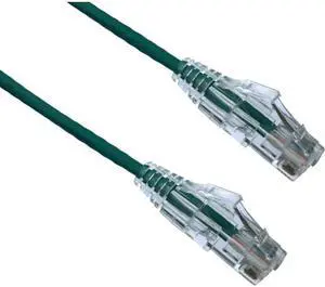 Axiom C6ABFSB-N10-AX Bendnflex - Patch Cable - Rj-45 (M) To Rj-45 (M) - 10 Ft - Foiled Unshielded Twisted Pair (F/Utp) - Cat 6A - Snagless, Stranded - Green