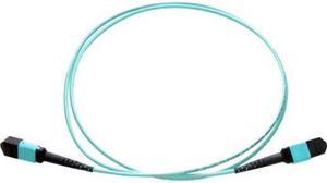 Axiom MPOFFOM310M-AX Crossover Cable - Mtp/Mpo Multi-Mode (F) To Mtp/Mpo Multi-Mode (F) - 33 Ft - Fiber Optic - 50 / 125 Micron - Om3 - Riser - Aqua