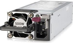 HPE 500W Flex Slot Platinum Hot Plug Low Halogen Power Supply Kit - 230 V AC, 380 V DC - 865408-B21
