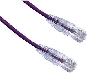 Axiom C6BFSB-P3-AX 3Ft Cat6 Bendnflex Ultra-Thin Snagless Patch Cable 550Mhz (Purple)