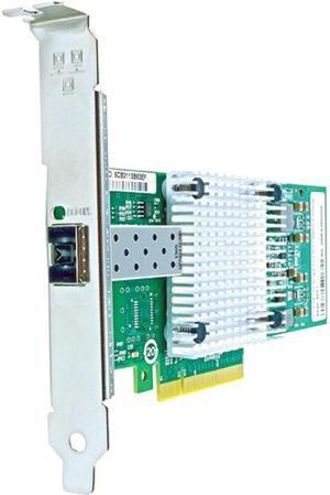 AXIOM 10GBS SINGLE PORT SFP+ PCIE X8 NIC FOR INTEL W/TRANSCEIVER - E10G41BFLR