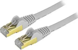 30FT CAT6A GRAY ETHERNET STP