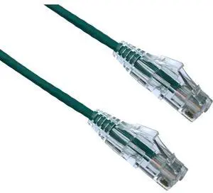 Axiom C6BFSB-N1-AX 1Ft Cat6 Bendnflex Ultra-Thin Snagless Patch Cable 550Mhz (Green)