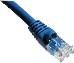 Axiom C6MBSFTPB2-AX Patch Cable - Rj-45 (M) To Rj-45 (M) - 2 Ft - Sftp / 50 Micron - Cat 6 - Booted, Molded, Snagless, Stranded - Blue