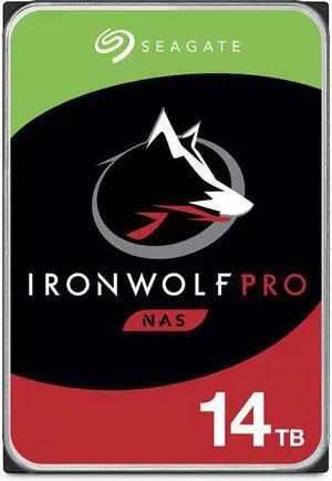 Seagate ST14000NE0008 IronWolf Pro ST14000NE0008 14 TB Hard Drive - 3.5" Internal - SATA (SATA/600) - Conventional Magnetic Recording (CMR) Method