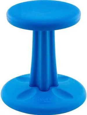 Kore Kids Wobble Chair Flexible Seating Stool for Classroom 14" Blue
