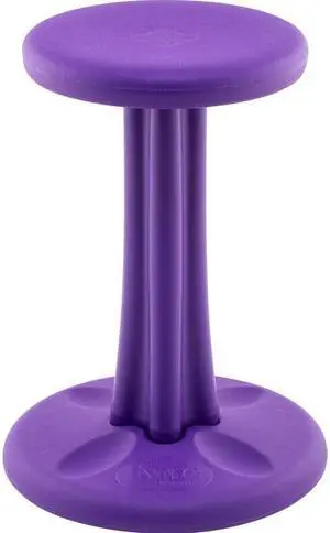 Kore Pre-teen Wobble Chair - Age 10-11 , Grade 5-6, Purple (18in) Flexible Seating Stool for Classroom, Home & School, ADD/ADHD - Made in USA