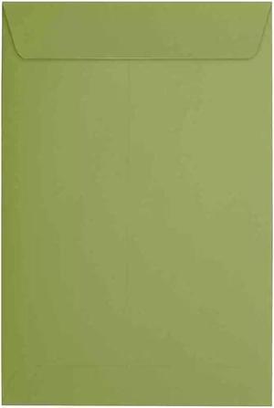 JAM Paper 6 x 9 Open End Envelopes  Avocado  50 Pack Green (EX1644-27-50)
