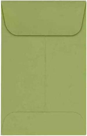 LUX #1 Coin Envelopes (2 1/4 x 3 1/2) 50/Pack Avocado (EX1CO-27-50)